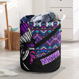 Powwow StoreLB00213 Pattern Native Laundry Basket