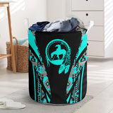 Powwow StoreLB00196 Pattern Native Laundry Basket