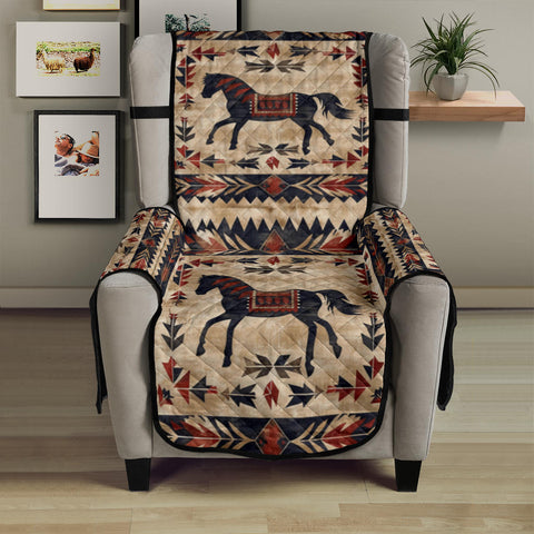 CSF-0085 Horse Pattern Native American 23" Chair Sofa Protector