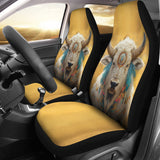 GB-NAT00912 Bison Pattern Native American Car Seat Covers