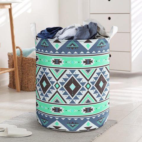 Powwow StoreLB00172 Pattern Native Laundry Basket