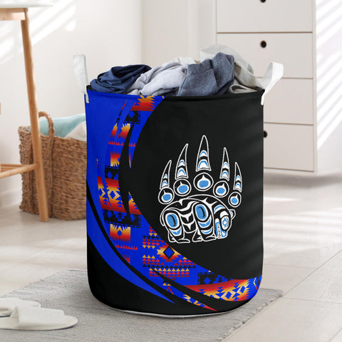 Powwow StoreLB00329 Pattern Native Laundry Basket