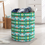 Powwow StoreLB00276 Pattern Native Laundry Basket