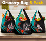 Pattern Native American Grocery Bag 3-Pack SET 61