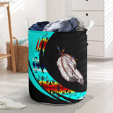 Powwow StoreLB00312 Pattern Native Laundry Basket