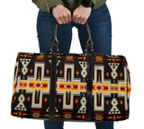 GB-NAT00062-01 Black Tribe Design Native Travel Bag