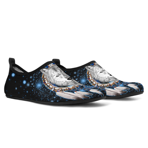 Powwow StoreGBNAT0001002  Native American Aqua Shoes