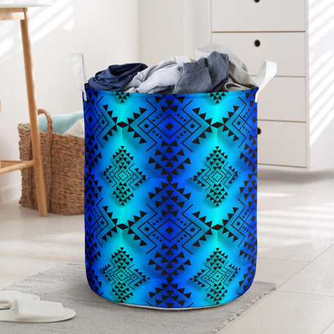 Powwow StoreLB00302 Pattern Native Laundry Basket