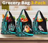 Pattern Native American Grocery Bag 3-Pack SET 69