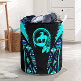 Powwow StoreLB00208 Pattern Native Laundry Basket