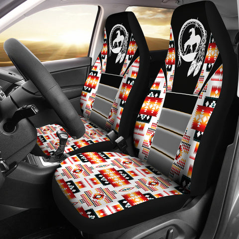 CSA-00242 Trail Of Tears Pattern Native American Car Seat Cover