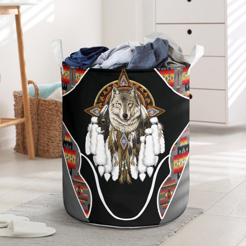 Powwow StoreLB0089 Pattern Native Laundry Basket