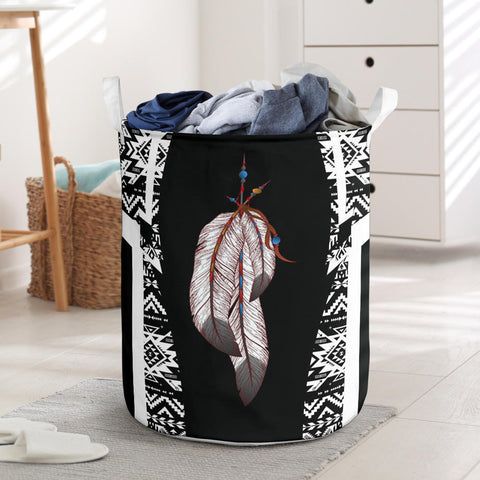 Powwow StoreLB00293 Pattern Native Laundry Basket