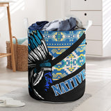 Powwow StoreLB00219 Pattern Native Laundry Basket