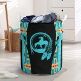 Powwow StoreLB00290 Pattern Native Laundry Basket