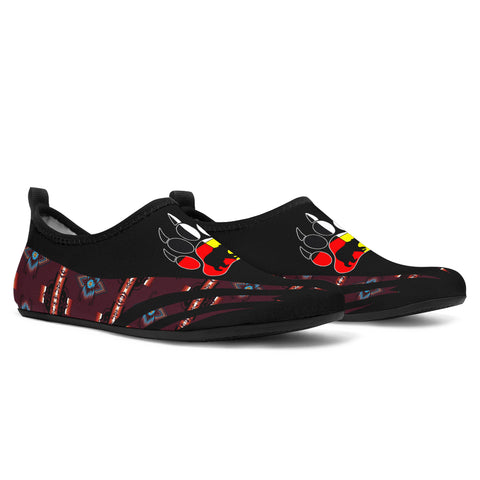 Powwow StoreAQS0038 Tribe Design Native American Aqua Shoes