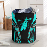 Powwow StoreLB00195 Pattern Native Laundry Basket