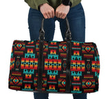 GB-NAT00046-02 Black Native Tribes Native Travel Bag