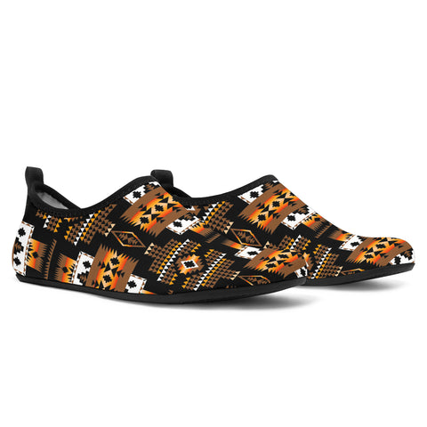 GB-HS00024 Tribe Design Native American Aqua Shoes
