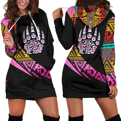 Powwow StoreWHD0014 Southwest Symbol Native American Hoodie Dress