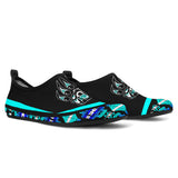 Powwow StoreAQS0030 Tribe Design Native American Aqua Shoes