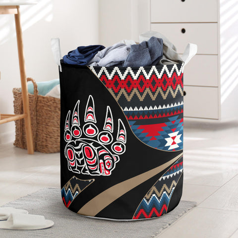 LB00340 Pattern Native American Laundry Basket