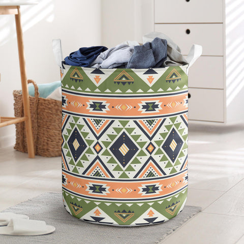 Powwow StoreLB00258 Pattern Native Laundry Basket