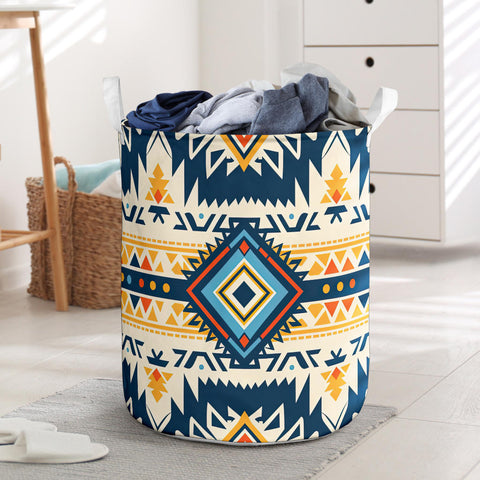 Powwow StoreLB00273 Pattern Native Laundry Basket