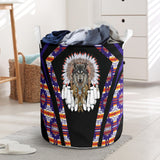 Powwow StoreLB0055 Pattern Native Laundry Basket