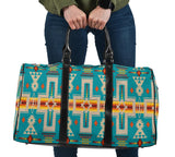 GB-NAT00062-05 Turquoise Tribe Design Travel Bag