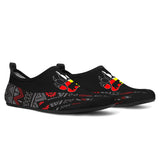 Powwow StoreAQS0036 Tribe Design Native American Aqua Shoes