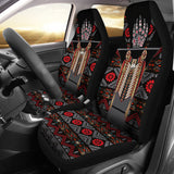 CSA-00230 Symbol Bear Pattern Native American Car Seat Cover