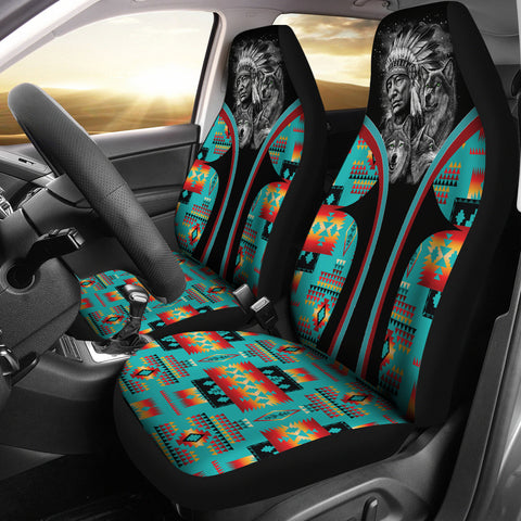 CSA-00219 Chief Pattern Native American Car Seat Cover