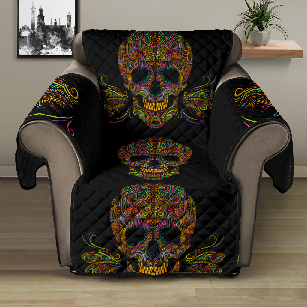 Powwow StoreSkull Butterfly 28 Chair Sofa Protector SKCG00006