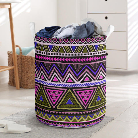 Powwow StoreLB00160 Pattern Native Laundry Basket