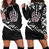 Powwow StoreWHD0016 Southwest Symbol Native American Hoodie Dress