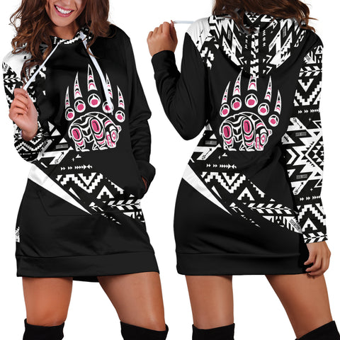 WHD0016 Southwest Symbol Native American Hoodie Dress