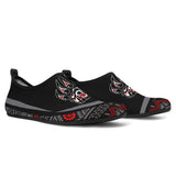 Powwow StoreAQS0019 Tribe Design Native American Aqua Shoes