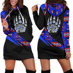 Powwow StoreWHD0002 Southwest Symbol Native American Hoodie Dress
