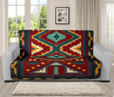 GB-NAT00061-70CH01 Native Red Yellow Pattern Native American 70 Chair Sofa Protector