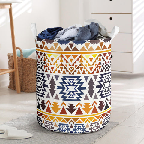 Powwow StoreLB00272 Pattern Native Laundry Basket