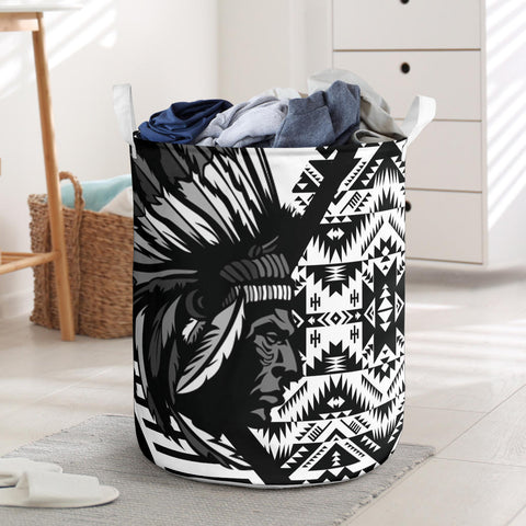 Powwow StoreLB00147 Pattern Native Laundry Basket