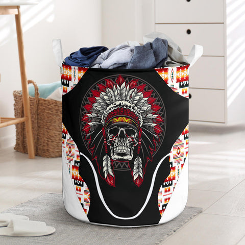 Powwow StoreLB0098 Pattern Native Laundry Basket