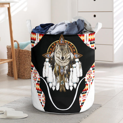 Powwow StoreLB0097 Pattern Native Laundry Basket