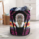 Powwow StoreLB0077 Pattern Native Laundry Basket