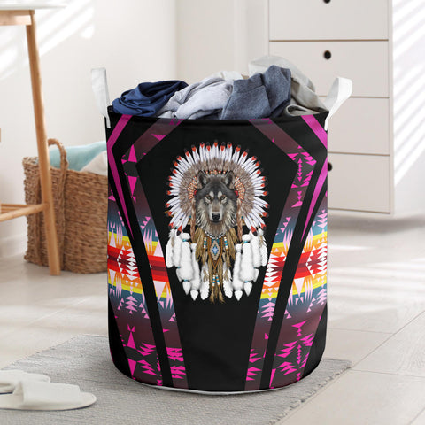 Powwow StoreLB0077 Pattern Native Laundry Basket