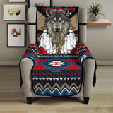 CSF-0063 Wolf Native American 23" Chair Sofa Protector