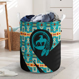 Powwow StoreLB00240 Pattern Native Laundry Basket