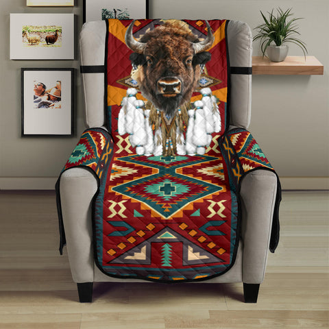 CSF-0068 Bison Native American 23" Chair Sofa Protector