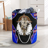 Powwow StoreLB0090 Pattern Native Laundry Basket